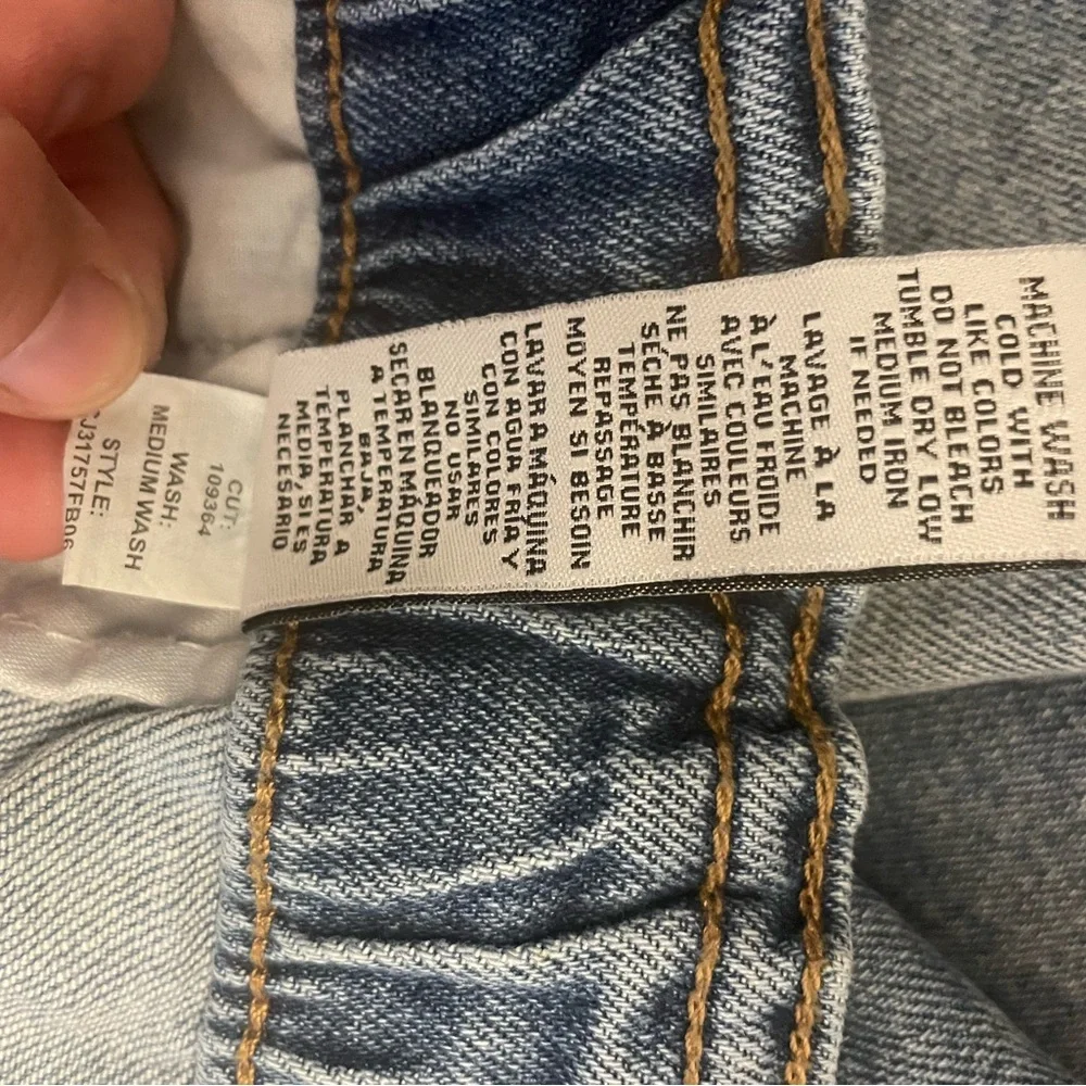 Celebrity Pink High Rise Drawstring Waist Medium Wash Jean Cutoff Shorts XXL - Picture 8 of 8